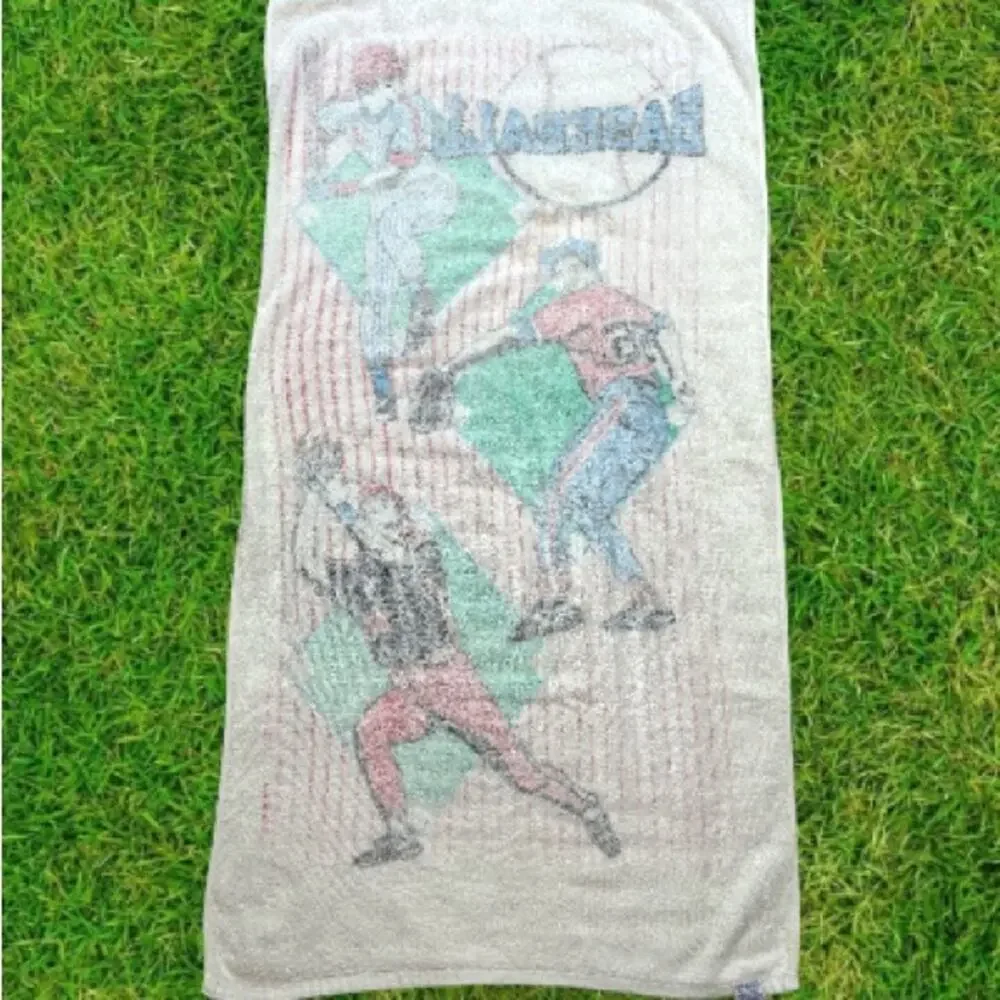 Vintage Franco Baseball Beach Towel 90’s